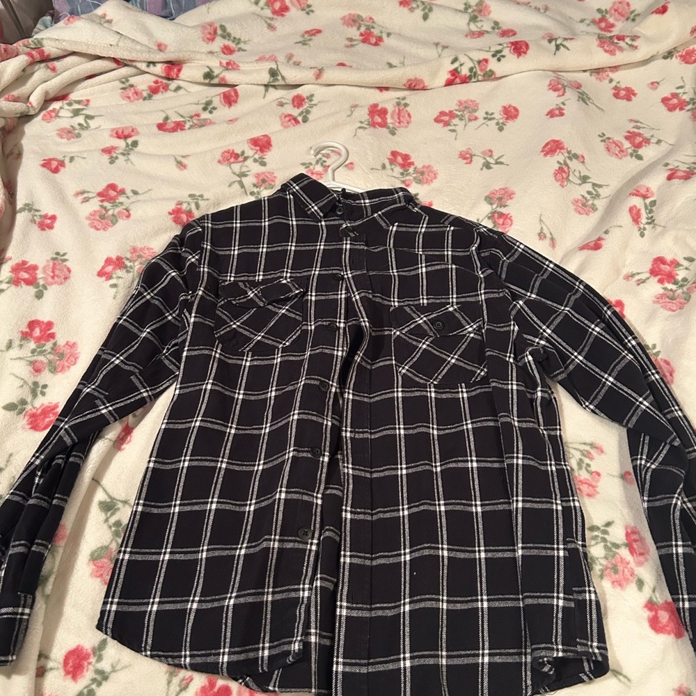 multiple plaid flannels